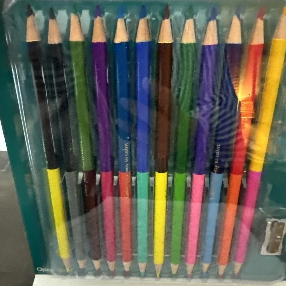 Ocean Wonders Adult Coloring Book Pencil Set Color your way to calm -29 Detacha